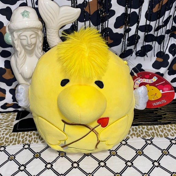 SQUISHMALLOWS JAZWARES PEANUTS & WOODSTOCK PLUSH PILLOWS BUNDLE 8” - Picture 7 of 11